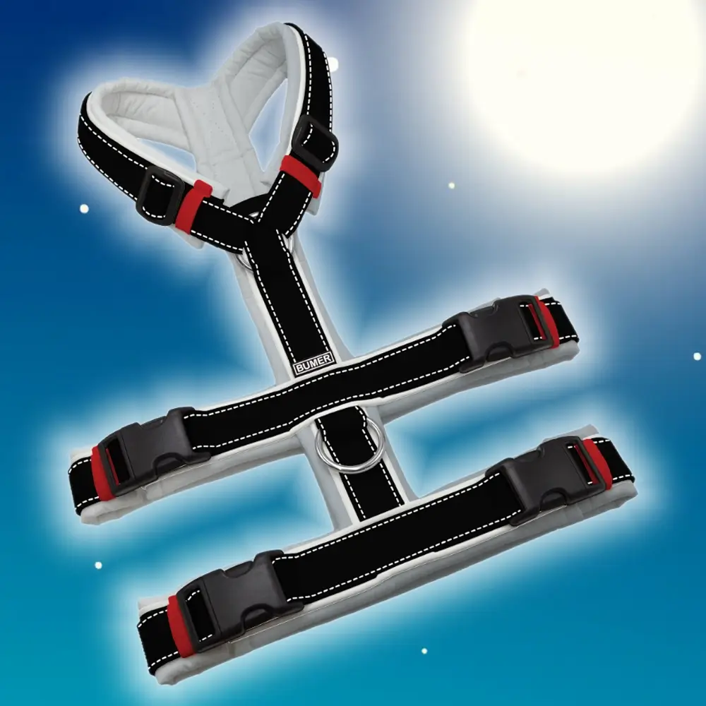 BUMER Softshell REFLEX Sicherheitsgeschirr, Hundegeschirr