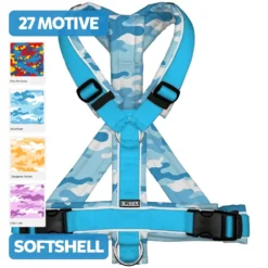 BUMER Hundegeschirr, COMOUFLAGE, (Softshell), komplett konfigurierbar