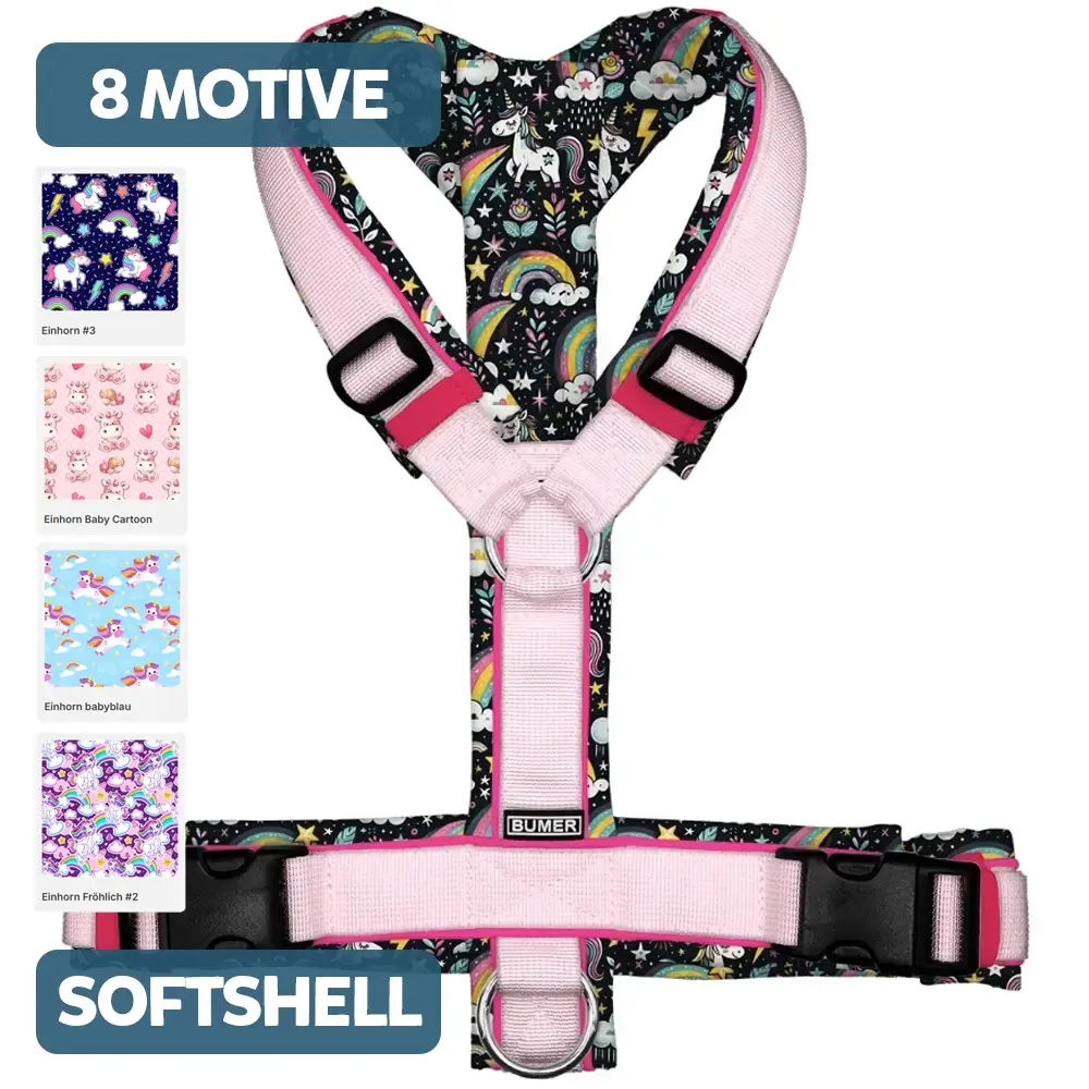 BUMER Hundegeschirr EINHÖRNER