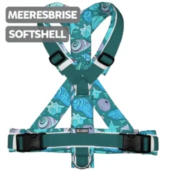 BUMER Hundegeschirr "MEERESBRISE", gepolstert, (Softshell)