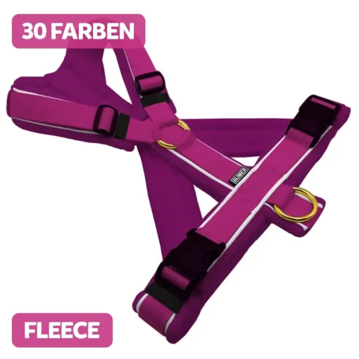BUMER Hundegeschirr, gepolstert, (FLEECE)