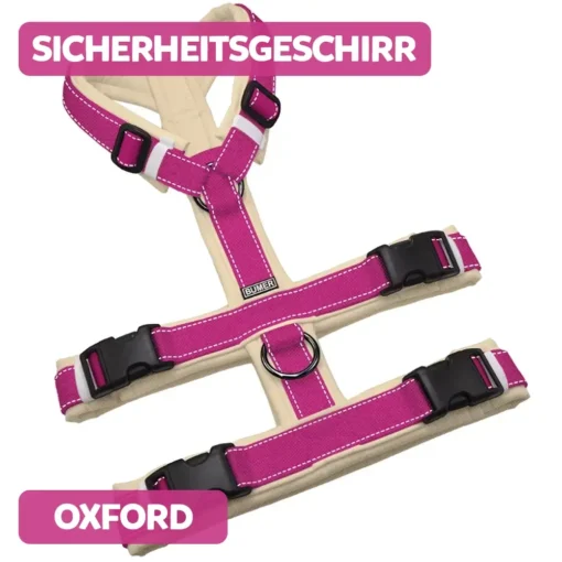 BUMER STANDARD Sicherheitsgeschirr, Hundegeschirr, gepolstert, (OXFORD)